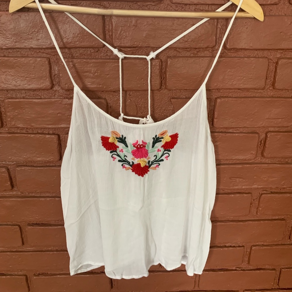 Boho linen tanktop